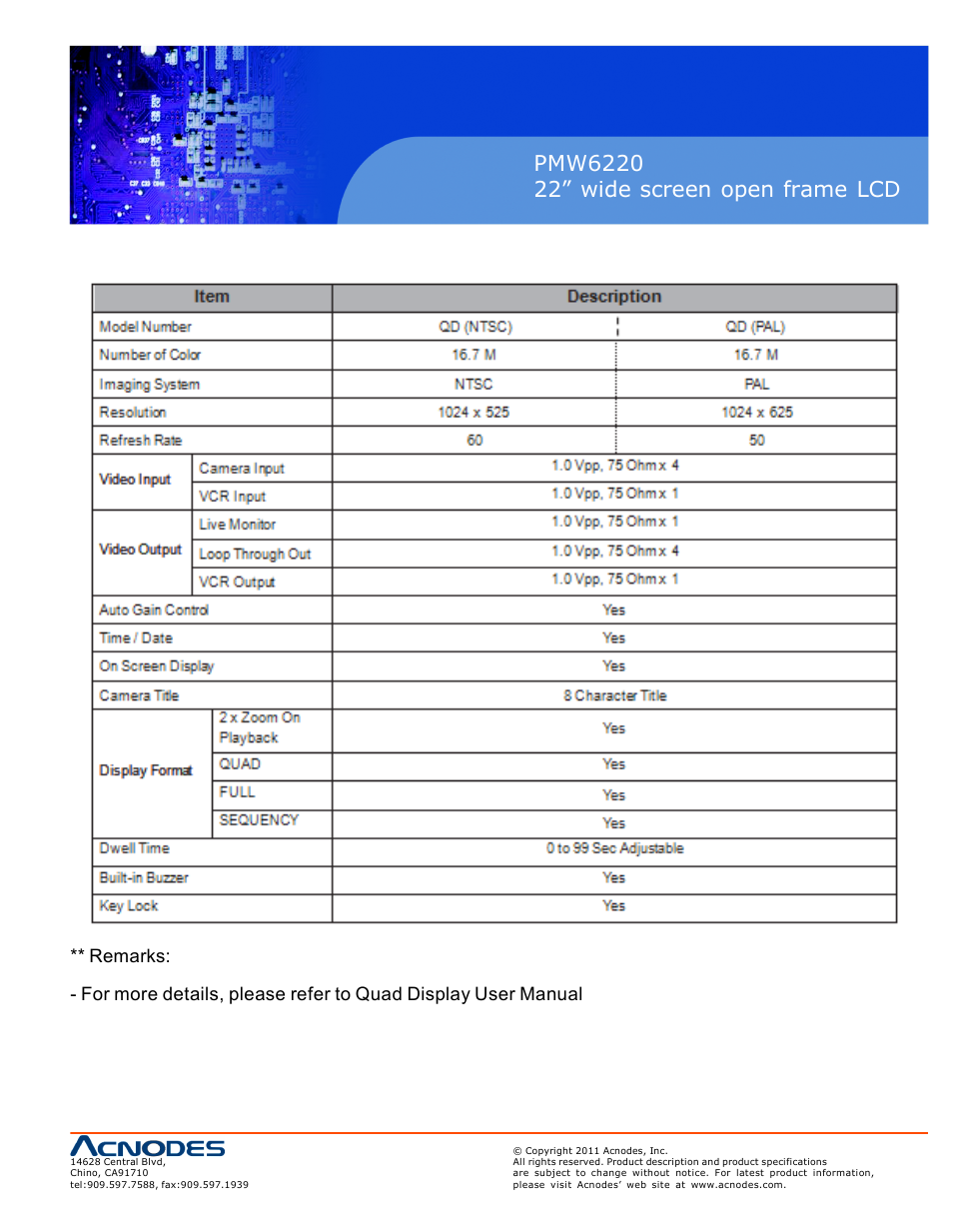 Acnodes PMW6220 User Manual | Page 25 / 27