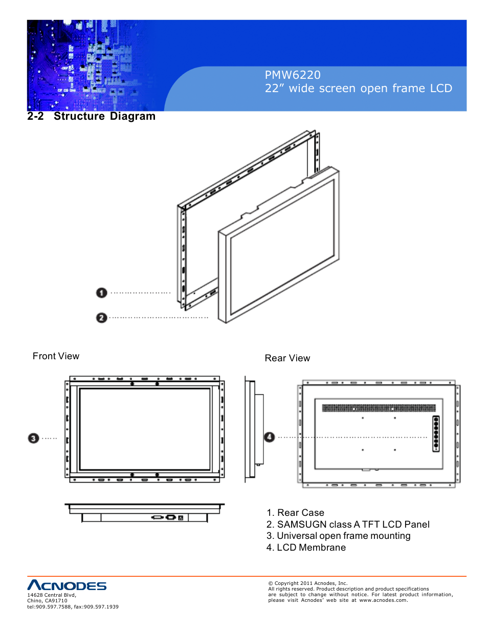 Acnodes PMW6220 User Manual | Page 6 / 27