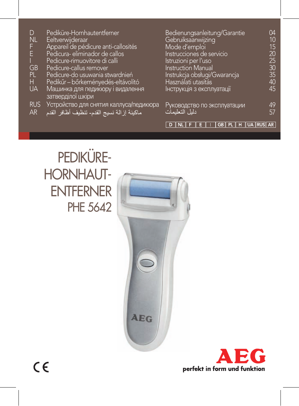 AEG PHE 5642 User Manual | 58 pages