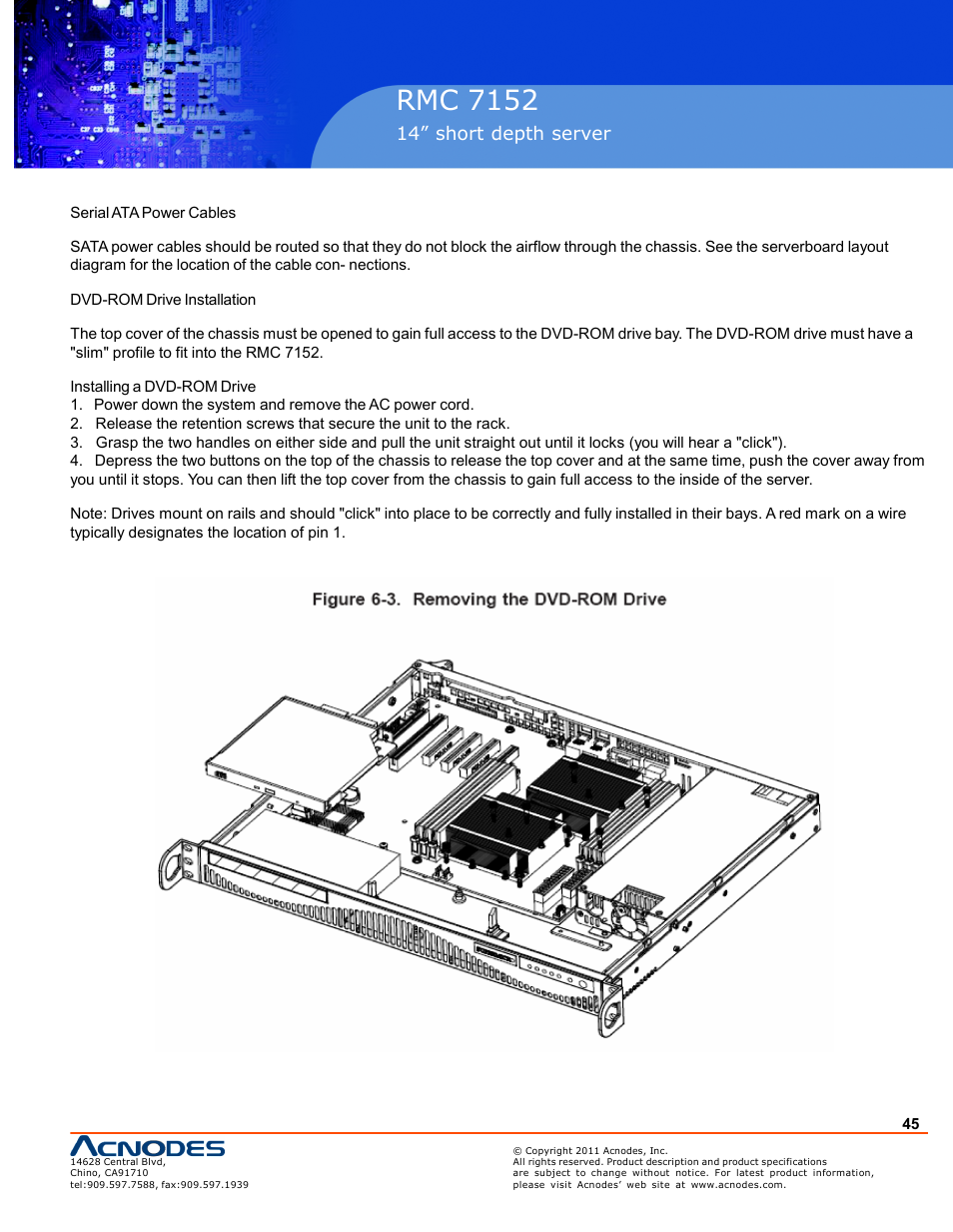 Rmc 7152 | Acnodes RMC 7152 User Manual | Page 45 / 68