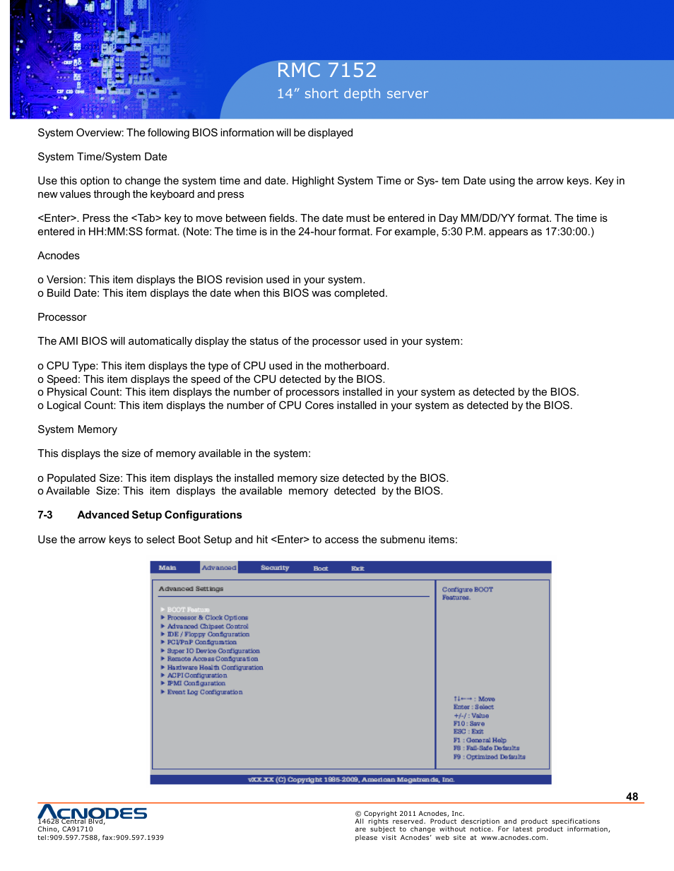 Pc 5150, Rmc 7152 | Acnodes RMC 7152 User Manual | Page 48 / 68