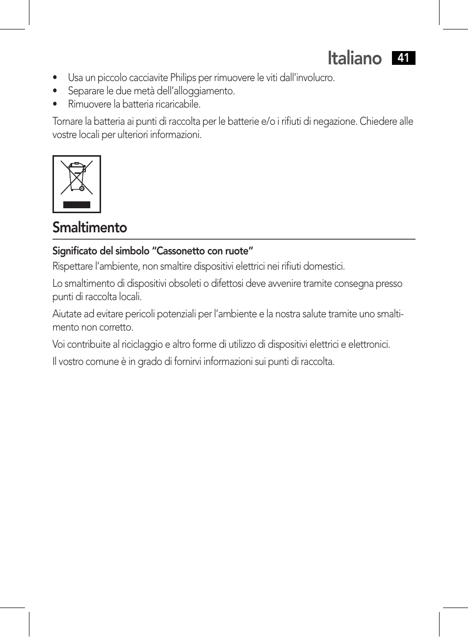 Italiano | AEG HR 5627 User Manual | Page 41 / 82