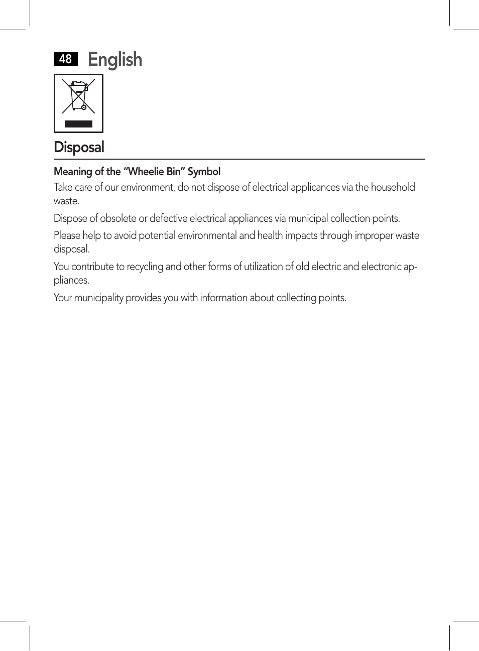 English | AEG HR 5627 User Manual | Page 48 / 82