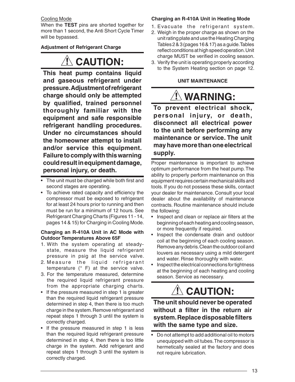 Caution, Warning | Acnodes Q5RF SERIES User Manual | Page 13 / 20