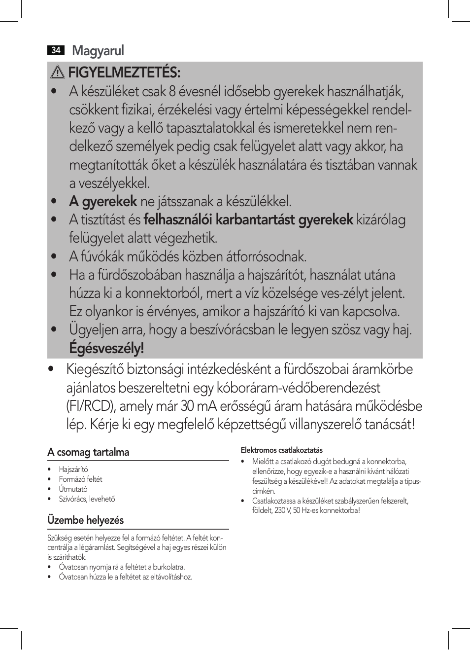 AEG HT 5580 User Manual | Page 34 / 44