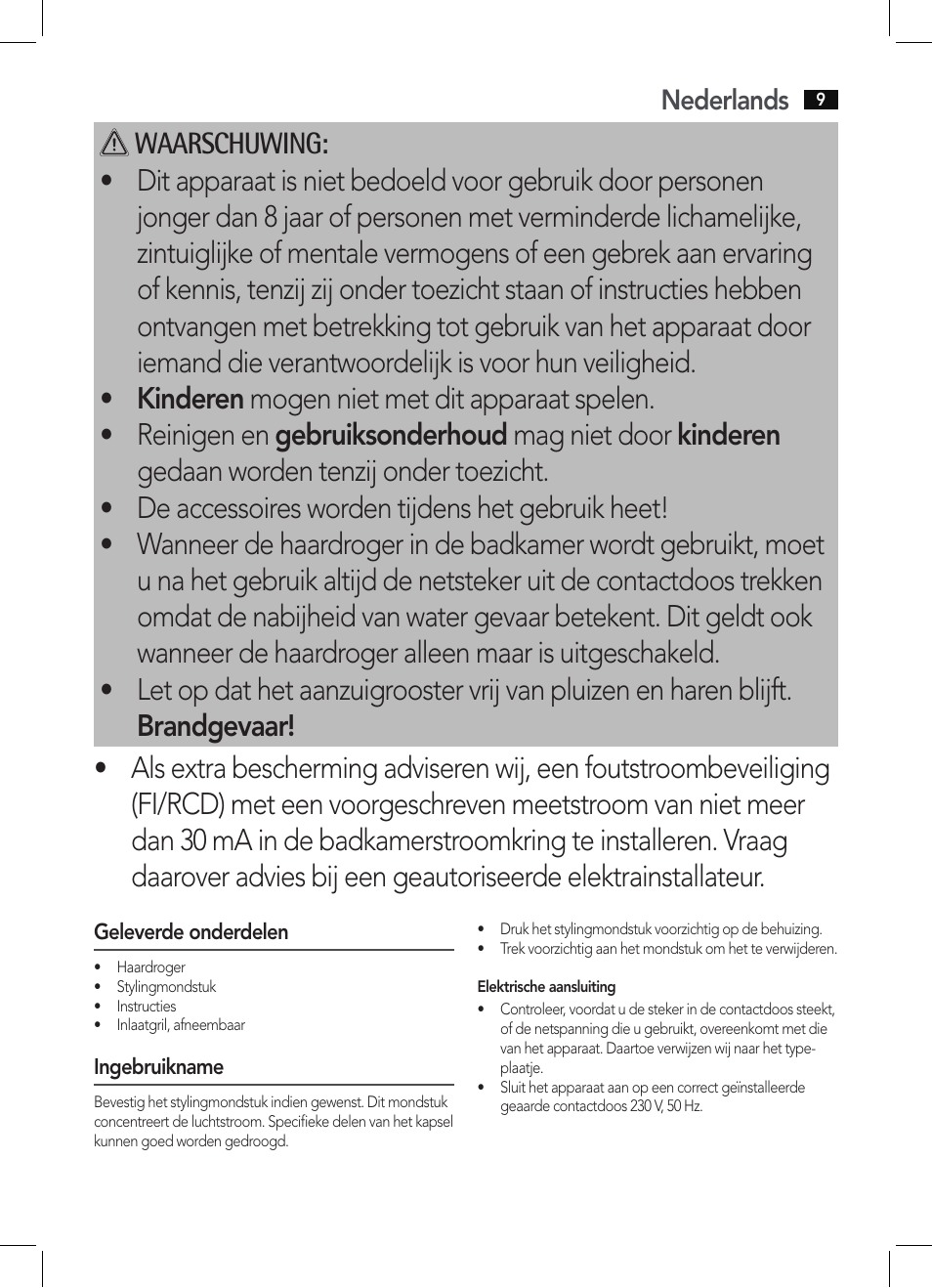 AEG HT 5580 User Manual | Page 9 / 44