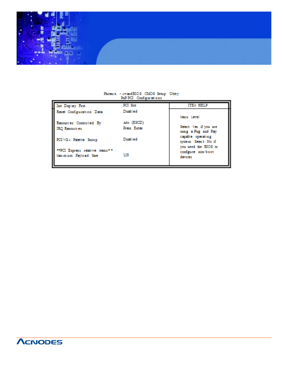 Mpc 6171, Pnp/ pci configurations | Acnodes MPC 6171B User Manual | Page 35 / 48