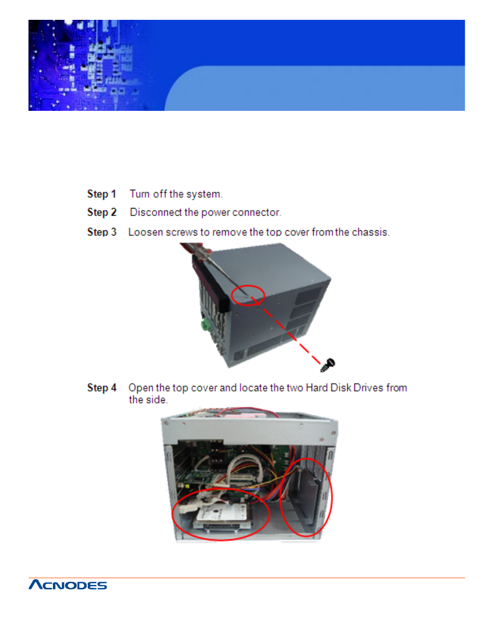 Fes 8916, 3 installing the hard disk drive | Acnodes FES 8916 User Manual | Page 25 / 58