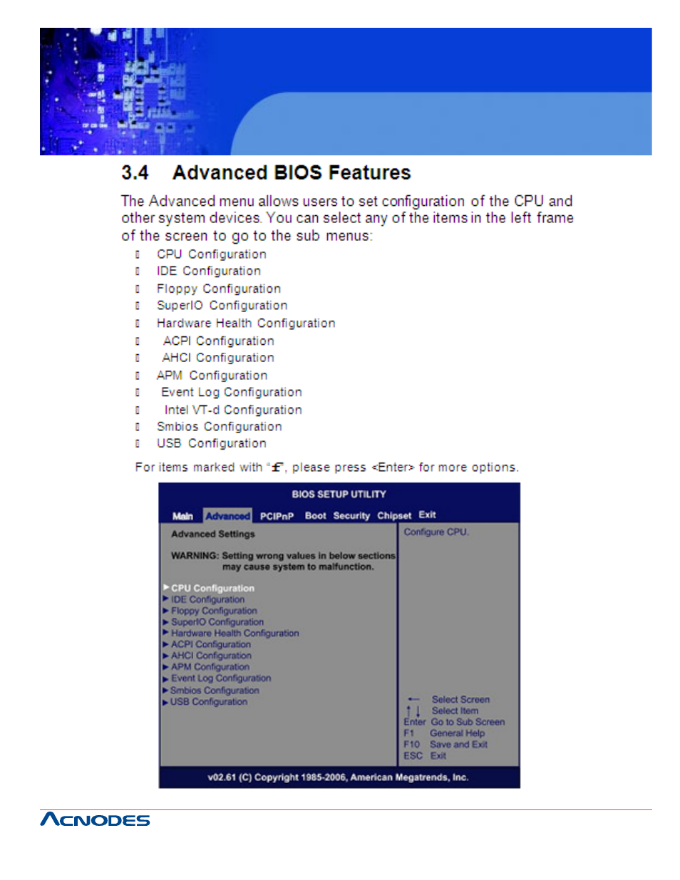 Fes 8916, Fanless embedded controller | Acnodes FES 8916 User Manual | Page 31 / 58