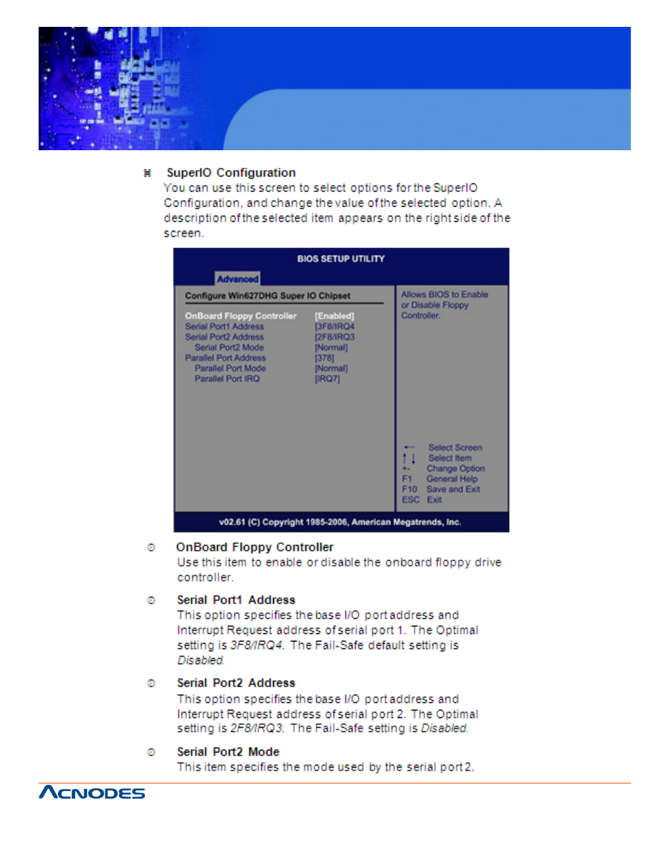 Fes 8916, Fanless embedded controller | Acnodes FES 8916 User Manual | Page 37 / 58