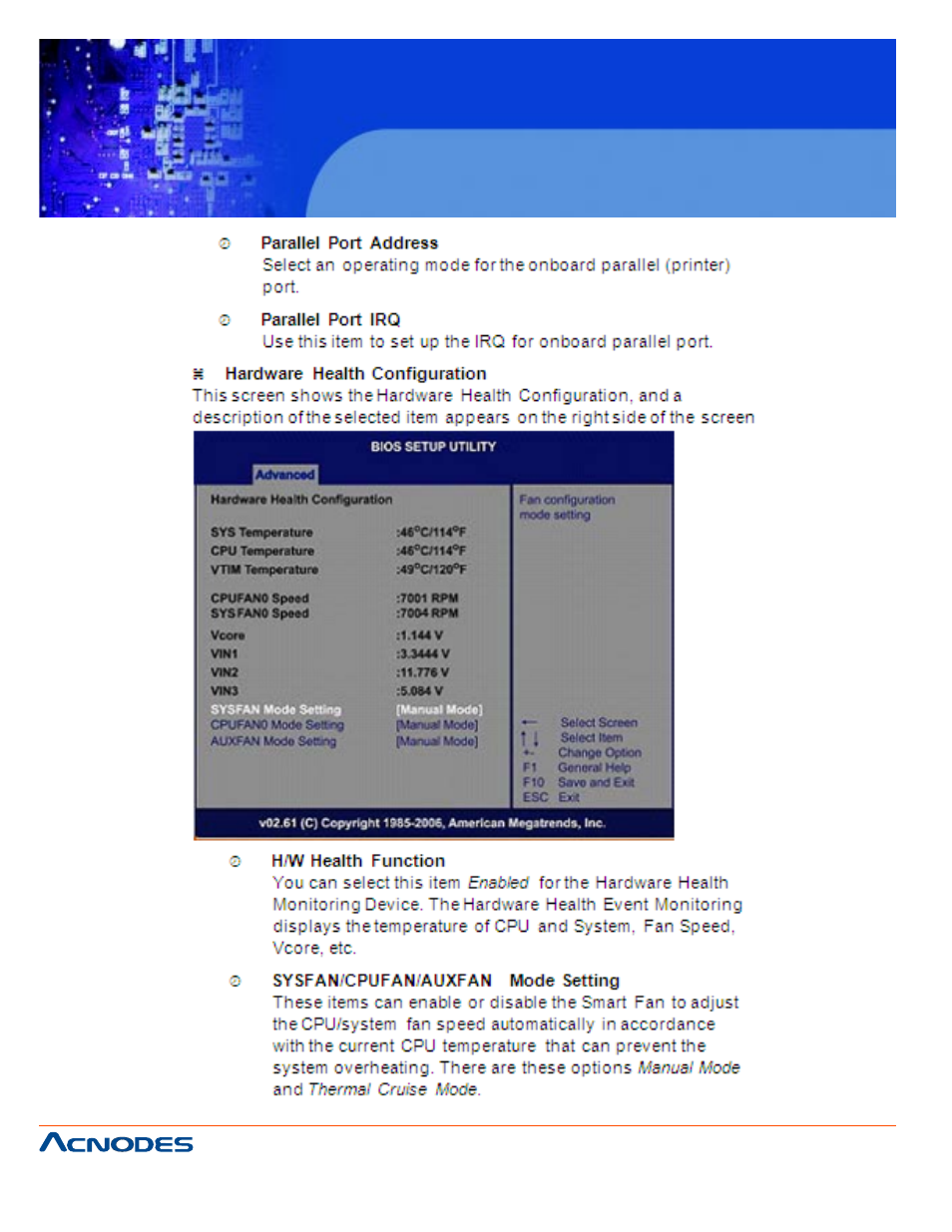 Fes 8916, Fanless embedded controller | Acnodes FES 8916 User Manual | Page 38 / 58