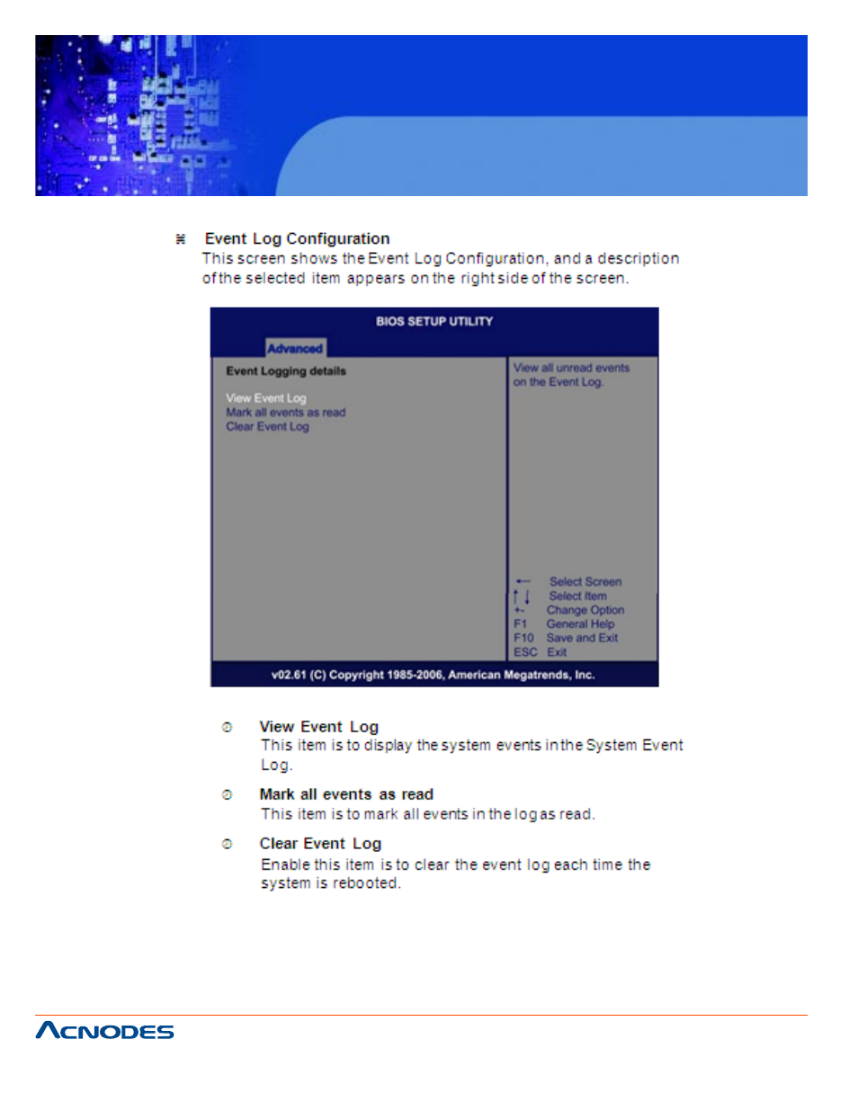 Fes 8916, Fanless embedded controller | Acnodes FES 8916 User Manual | Page 44 / 58