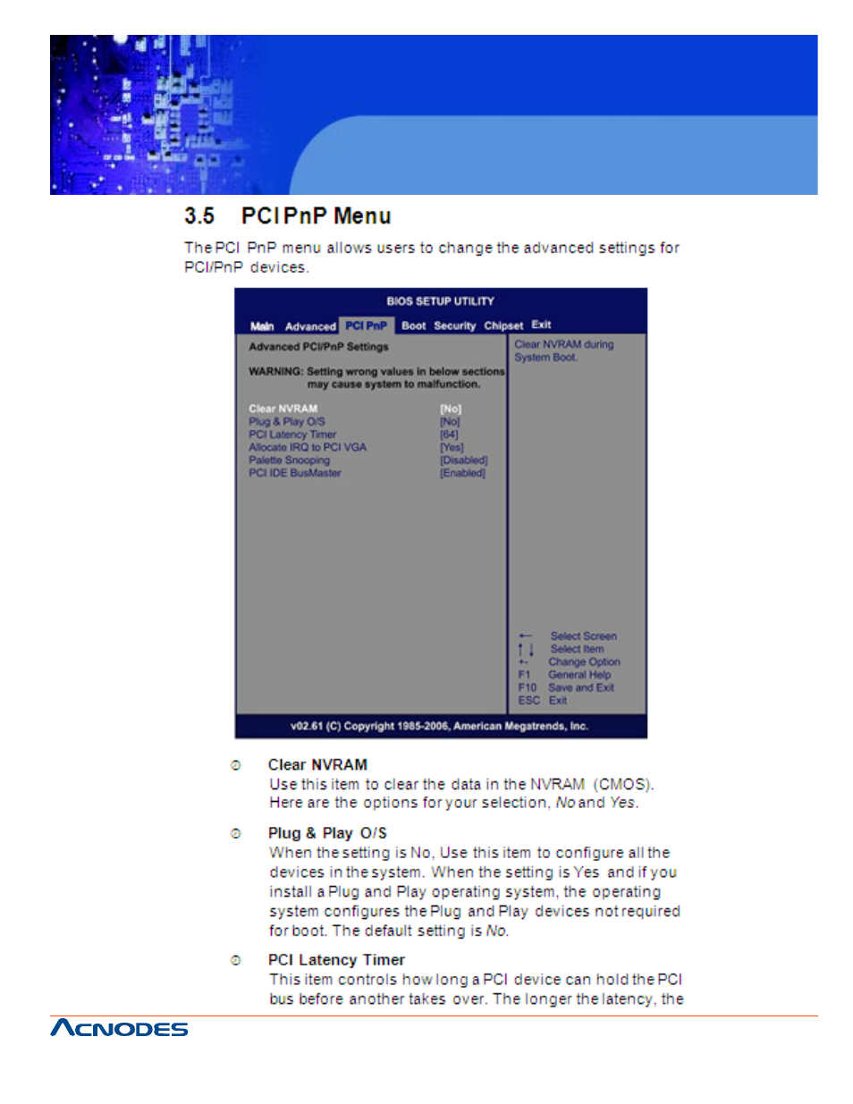 Fes 8916, Fanless embedded controller | Acnodes FES 8916 User Manual | Page 47 / 58