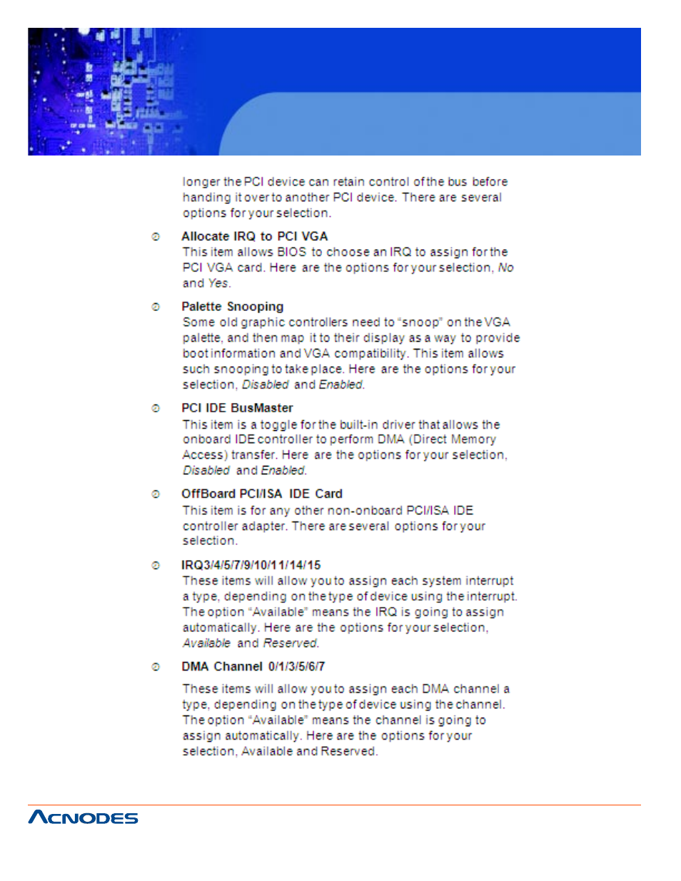 Fes 8916, Fanless embedded controller | Acnodes FES 8916 User Manual | Page 48 / 58