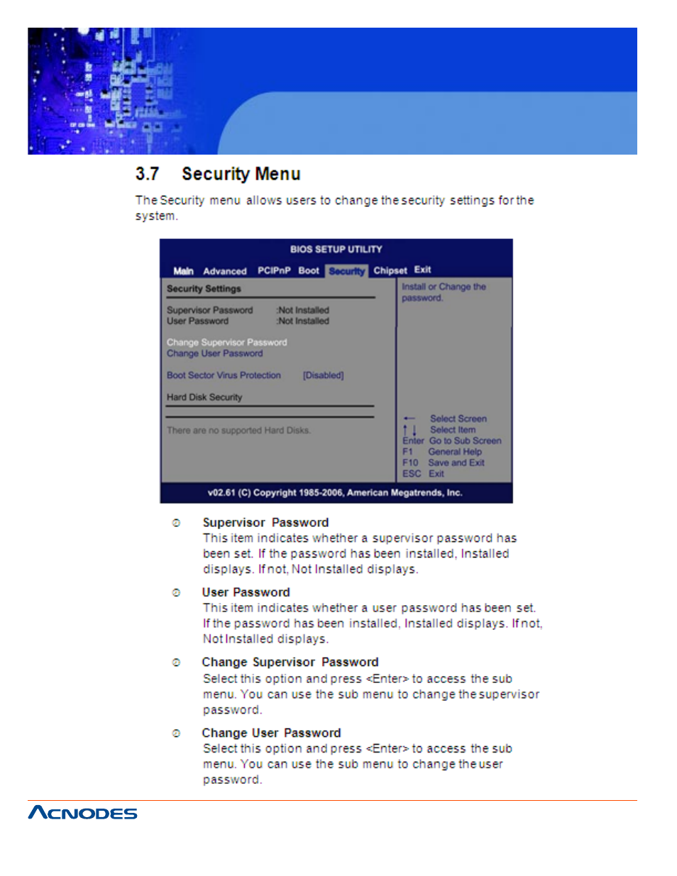 Fes 8916, Fanless embedded controller | Acnodes FES 8916 User Manual | Page 52 / 58