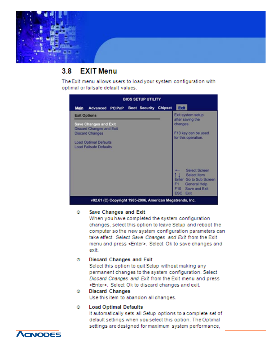 Fes 8916, Fanless embedded controller | Acnodes FES 8916 User Manual | Page 57 / 58