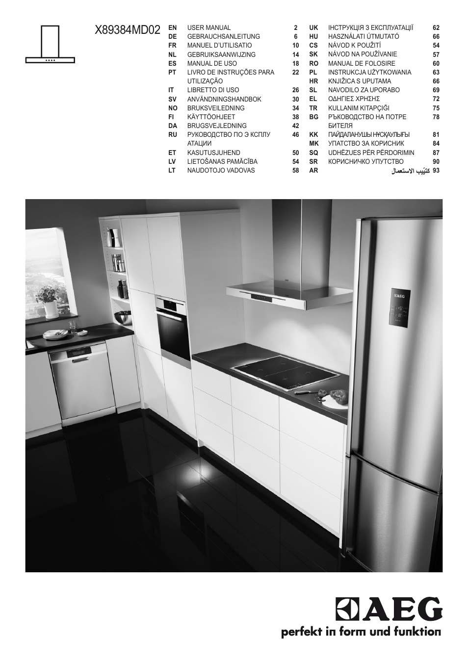 AEG X79263MK10 User Manual | 128 pages