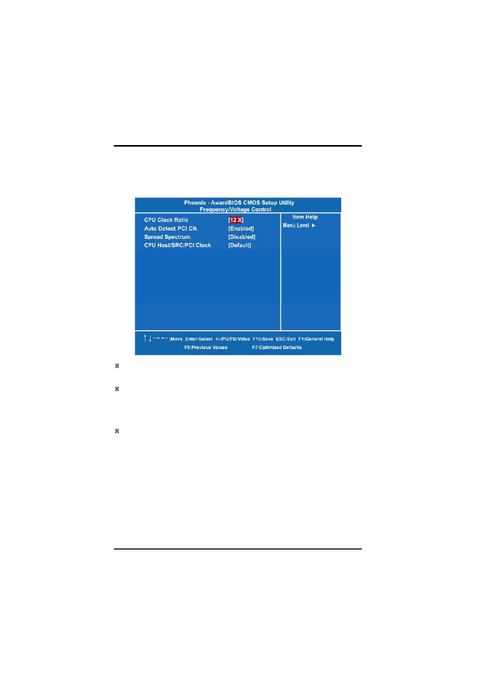 12 frequency/voltage control | Acnodes 17" TFT Expandable Intel Core 2 Duo Industrial Panel PC with 2 PCI PC 8172 User Manual | Page 66 / 83