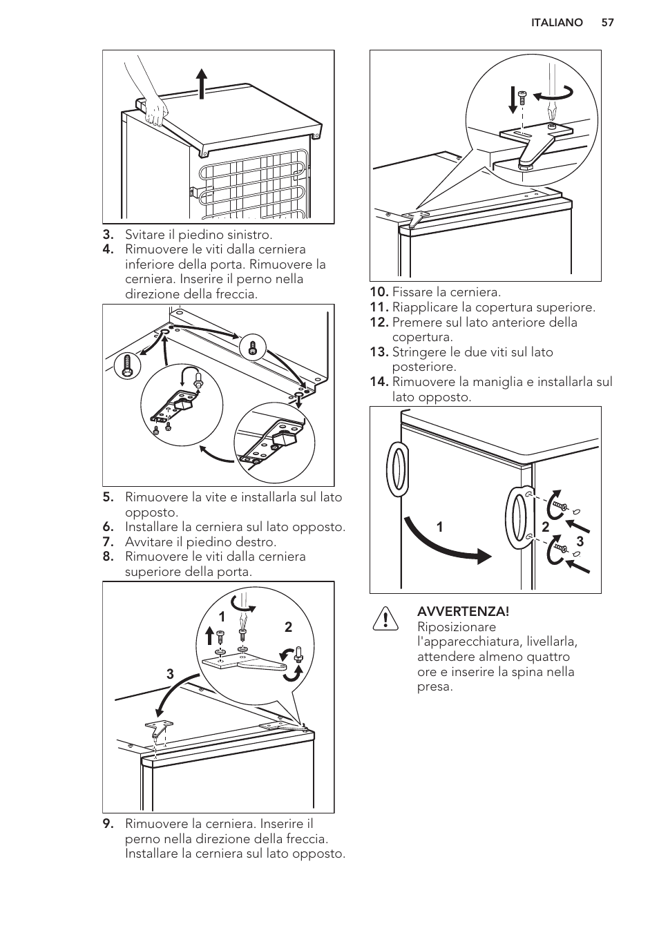 AEG S41540TSW2 User Manual | Page 57 / 64