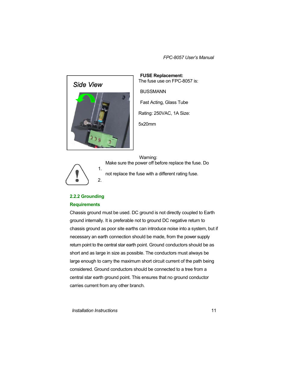 Acnodes FPC-8057 User Manual | Page 19 / 57