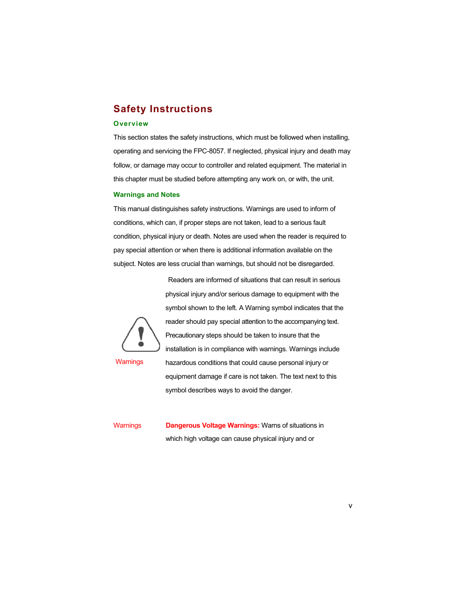 Safety instructions | Acnodes FPC-8057 User Manual | Page 5 / 57