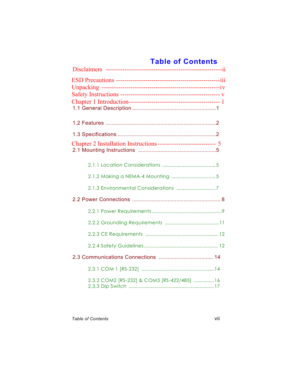 Acnodes FPC-8057 User Manual | Page 7 / 57