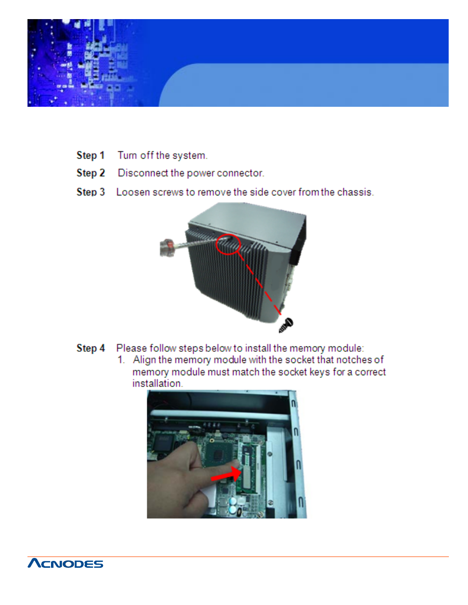 Fes 8914, Fanless embedded controller | Acnodes FES 8914 User Manual | Page 21 / 58