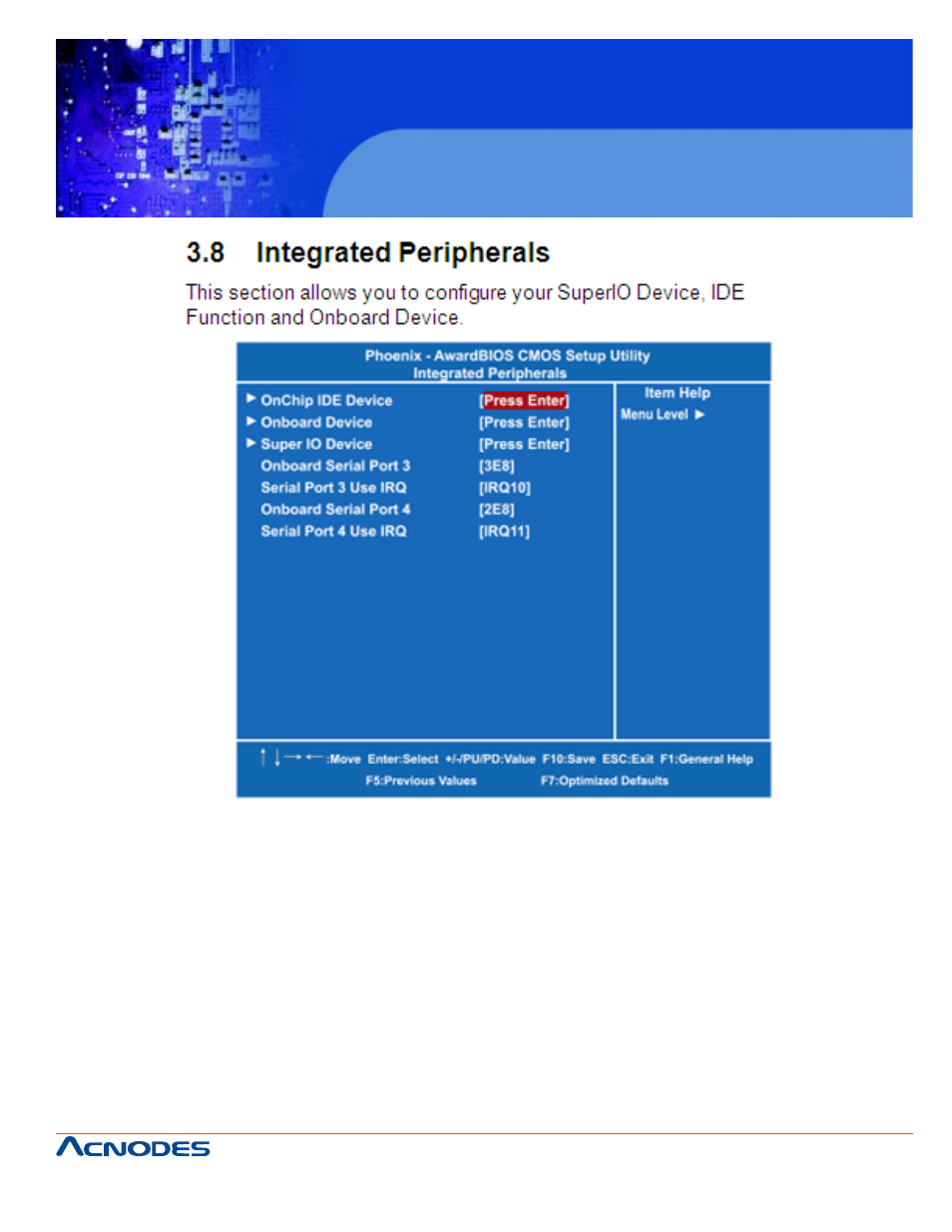 Fes 8914, Fanless embedded controller | Acnodes FES 8914 User Manual | Page 41 / 58