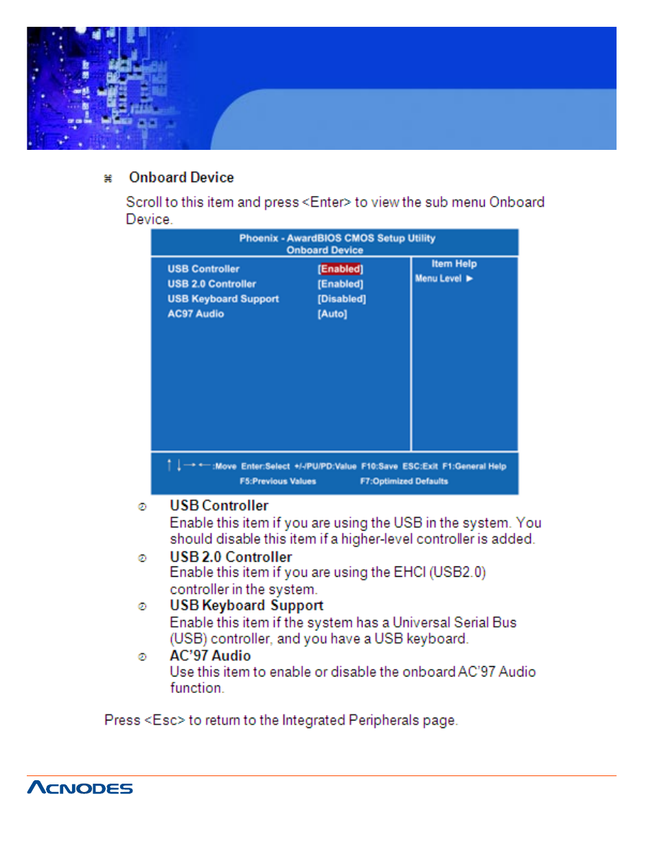 Fes 8914, Fanless embedded controller | Acnodes FES 8914 User Manual | Page 44 / 58