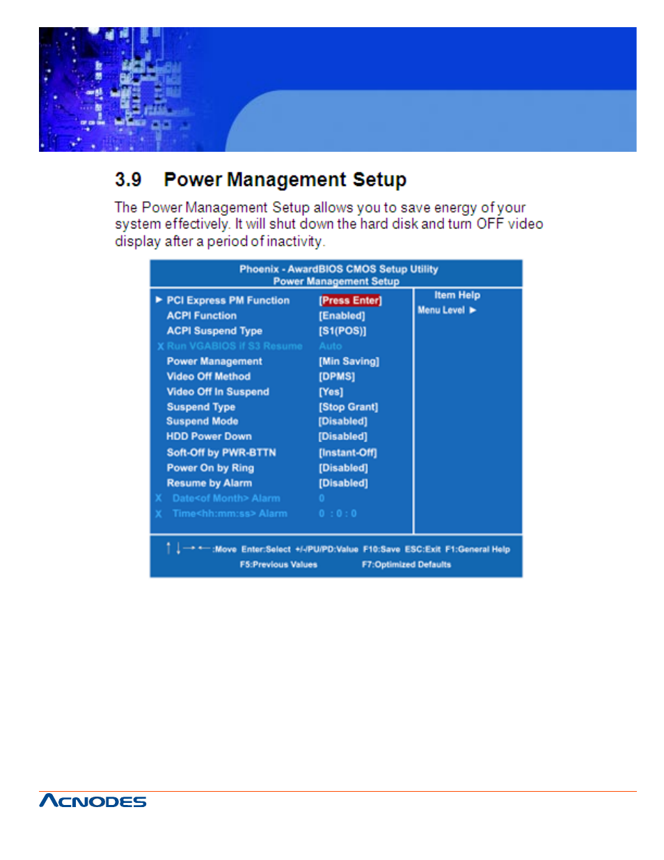 Fes 8914, Fanless embedded controller | Acnodes FES 8914 User Manual | Page 47 / 58
