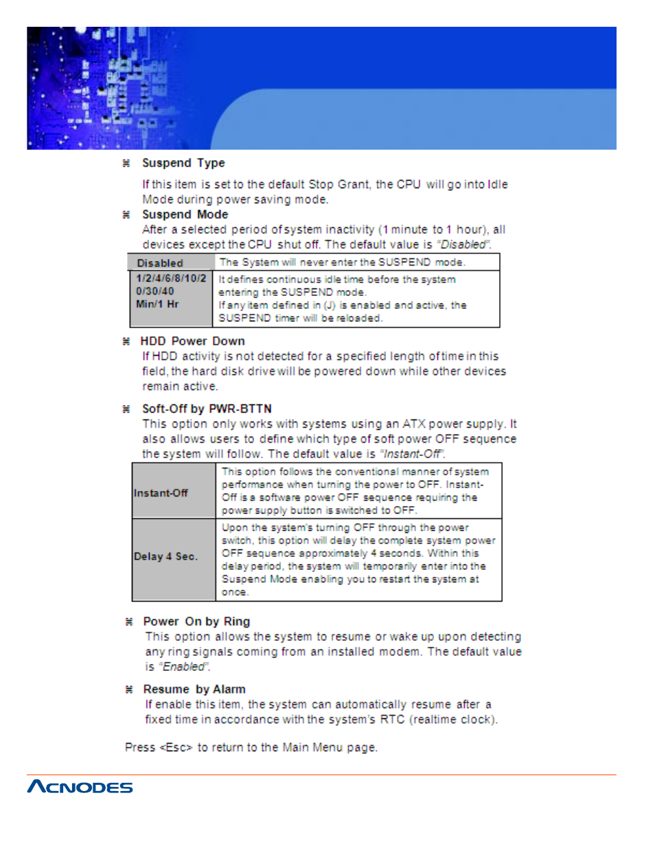 Fes 8914, Fanless embedded controller | Acnodes FES 8914 User Manual | Page 50 / 58