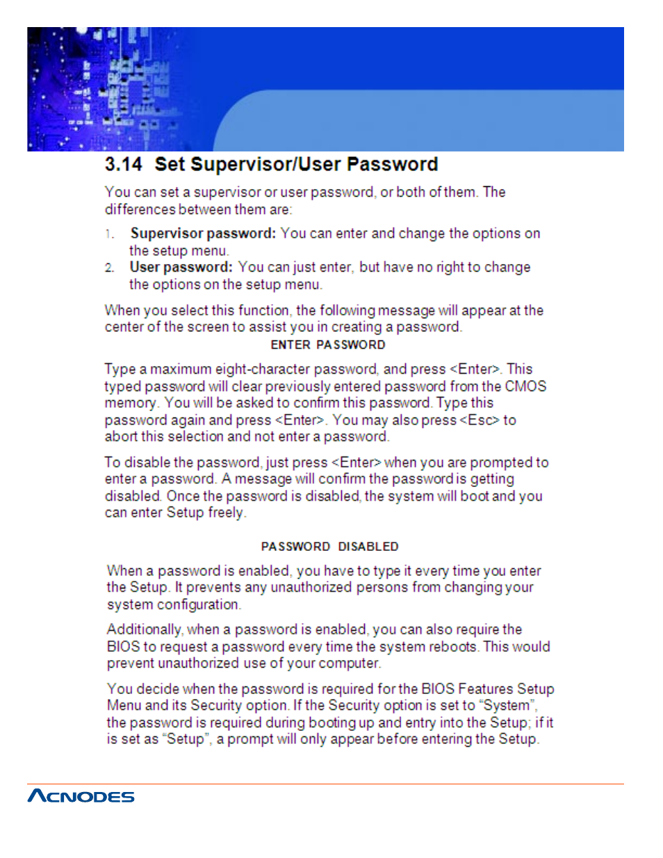 Fes 8914, Fanless embedded controller | Acnodes FES 8914 User Manual | Page 56 / 58