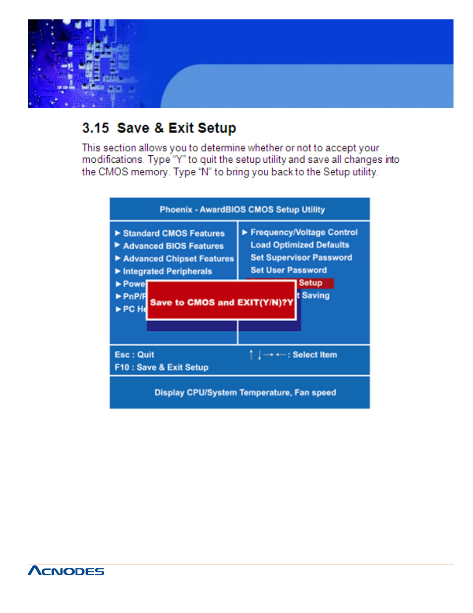 Fes 8914, Fanless embedded controller | Acnodes FES 8914 User Manual | Page 57 / 58