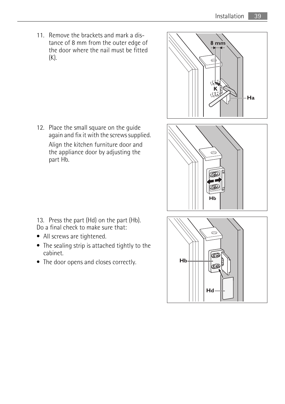 AEG SKS51000S0 User Manual | Page 39 / 84