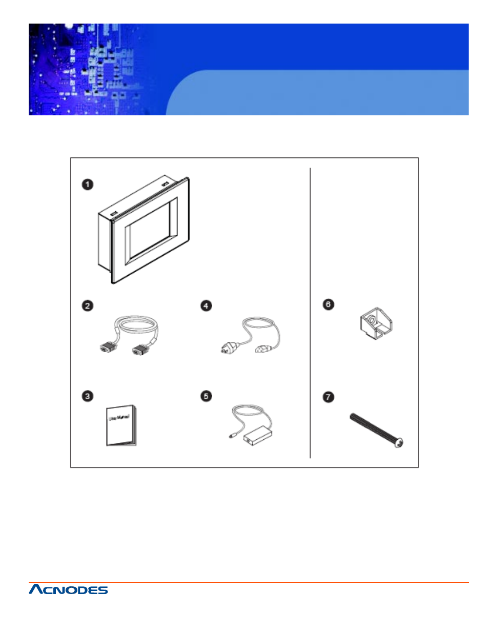 Chapter 2 front aluminum lcd panel, 1 package contents | Acnodes APH 8084 User Manual | Page 5 / 25