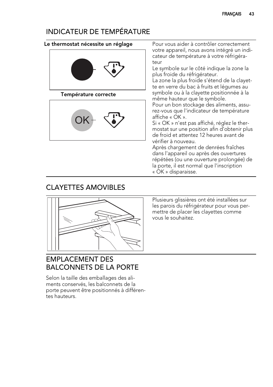 AEG SKS51240F0 User Manual | Page 43 / 72