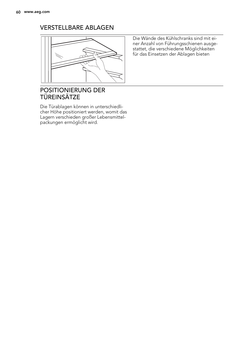 AEG SKS51240F0 User Manual | Page 60 / 72