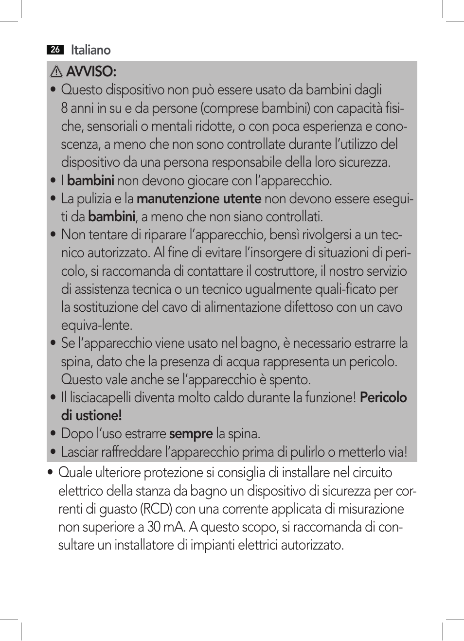 AEG HC 5585 User Manual | Page 26 / 50