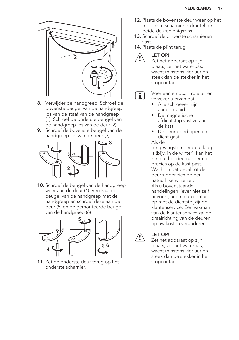 AEG S63300KDW0 User Manual | Page 17 / 72