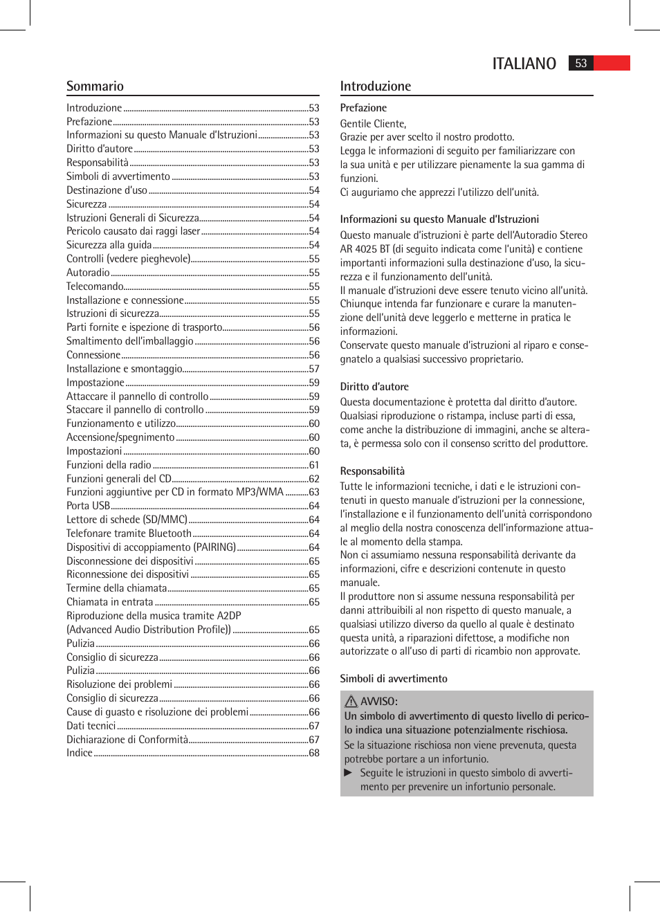 AEG AR 4025 BT User Manual | Page 53 / 102