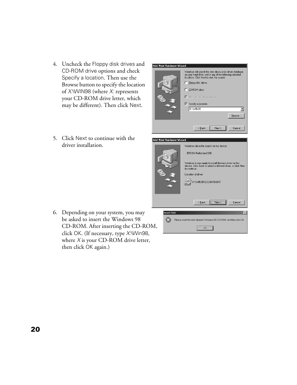 Epson 1200S User Manual | Page 27 / 113