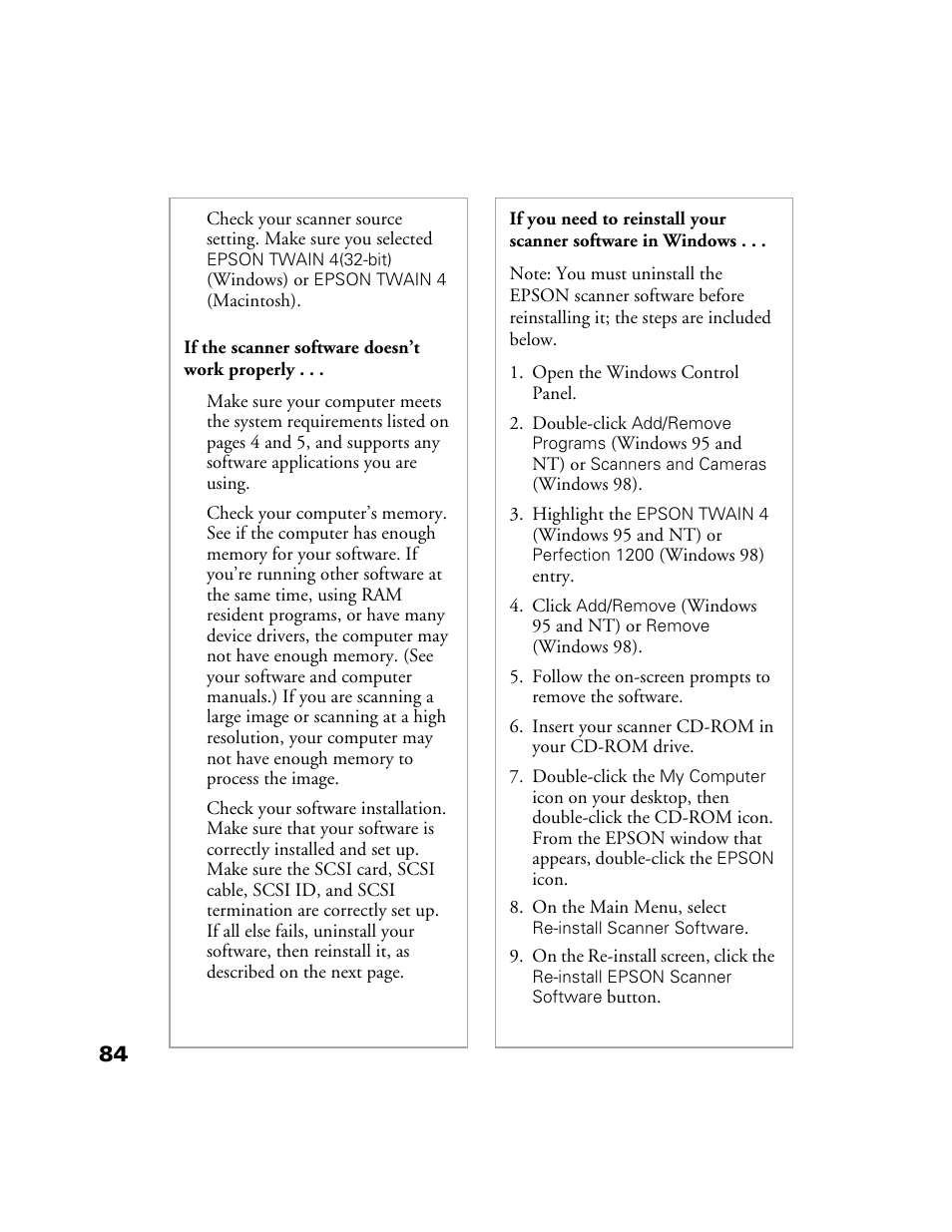 Epson 1200S User Manual | Page 91 / 113