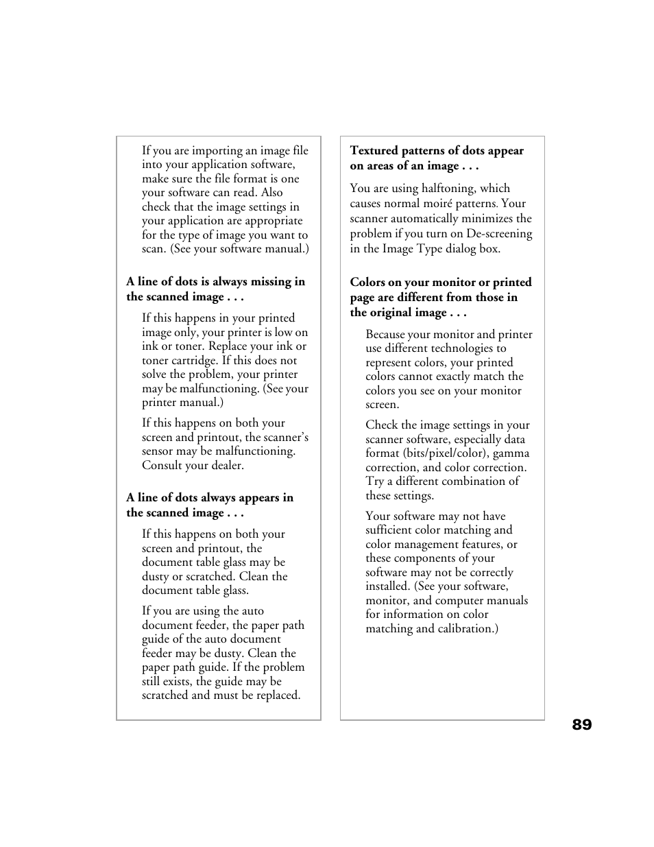 Epson 1200S User Manual | Page 96 / 113