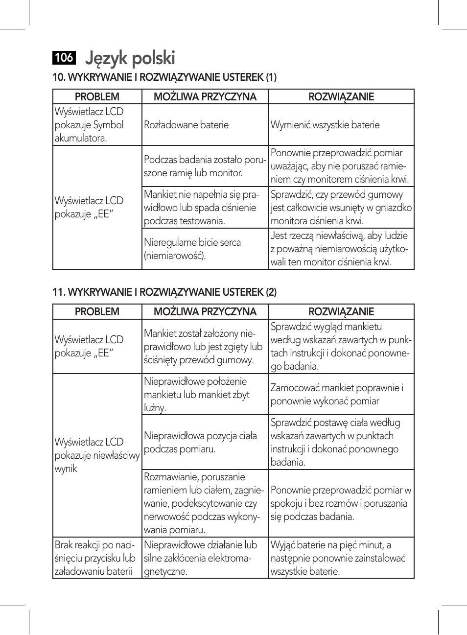 Język polski | AEG BMG 5612 User Manual | Page 106 / 166