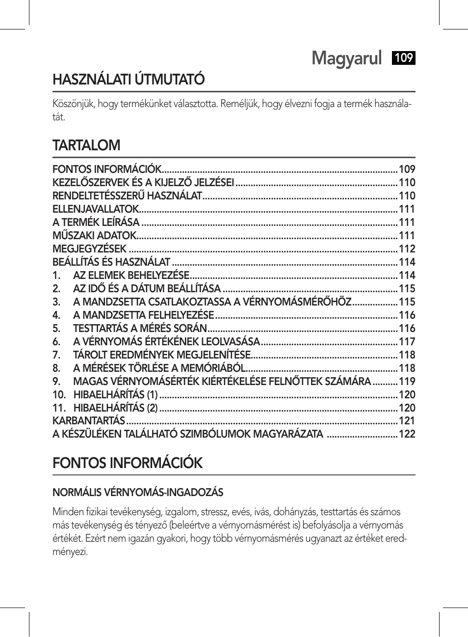 Magyarul | AEG BMG 5612 User Manual | Page 109 / 166