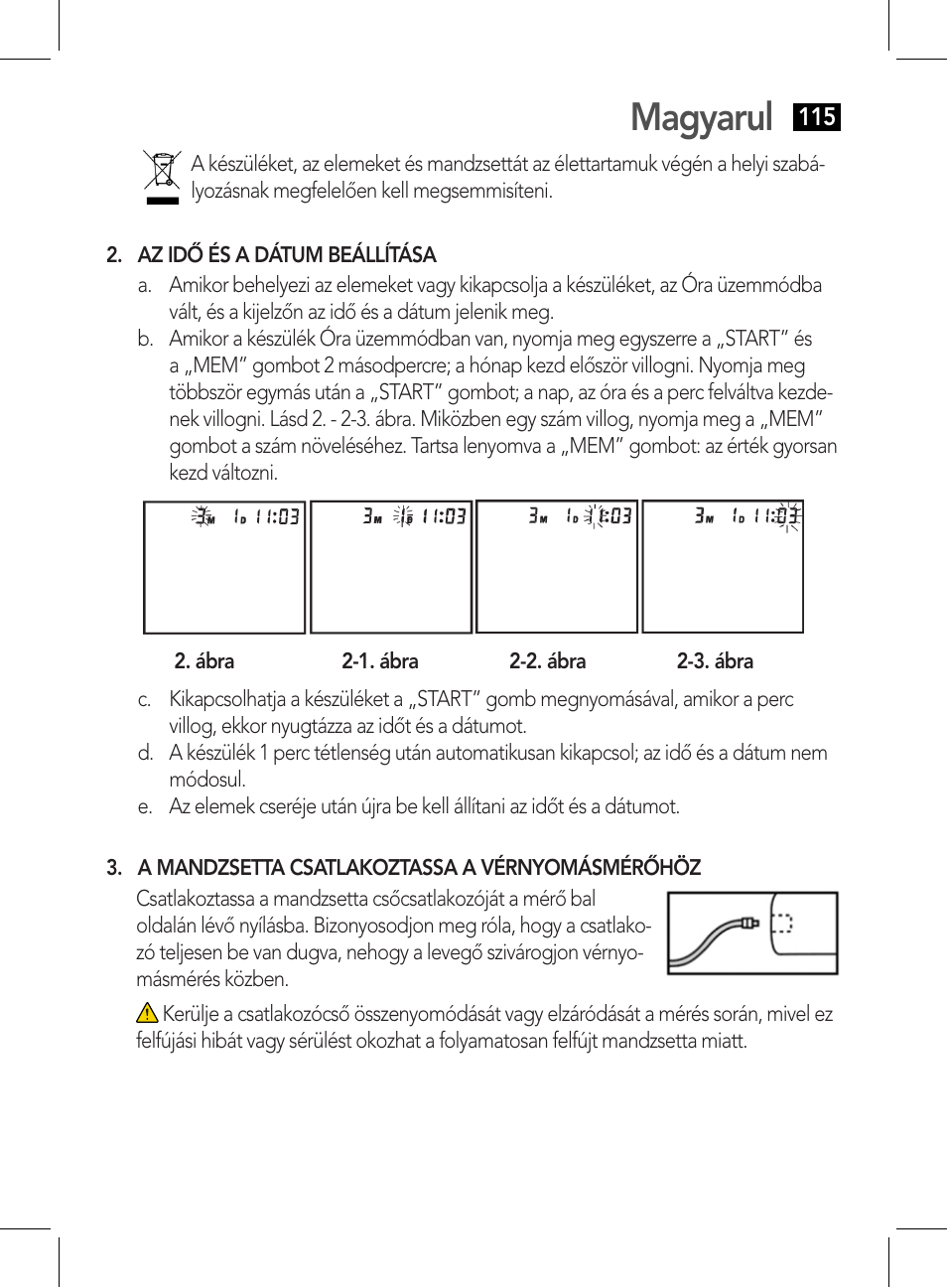 Magyarul | AEG BMG 5612 User Manual | Page 115 / 166