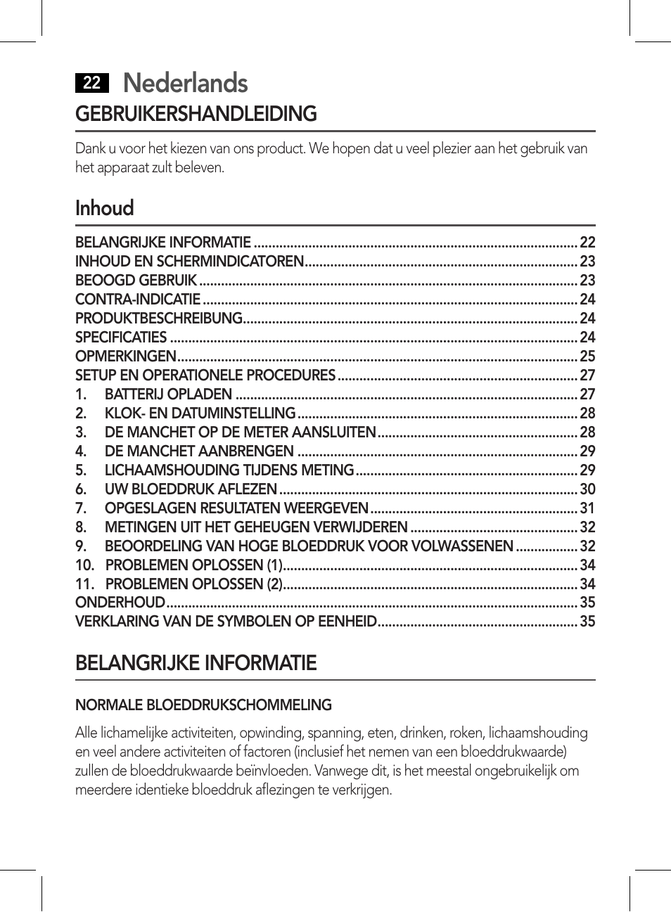 Nederlands | AEG BMG 5612 User Manual | Page 22 / 166