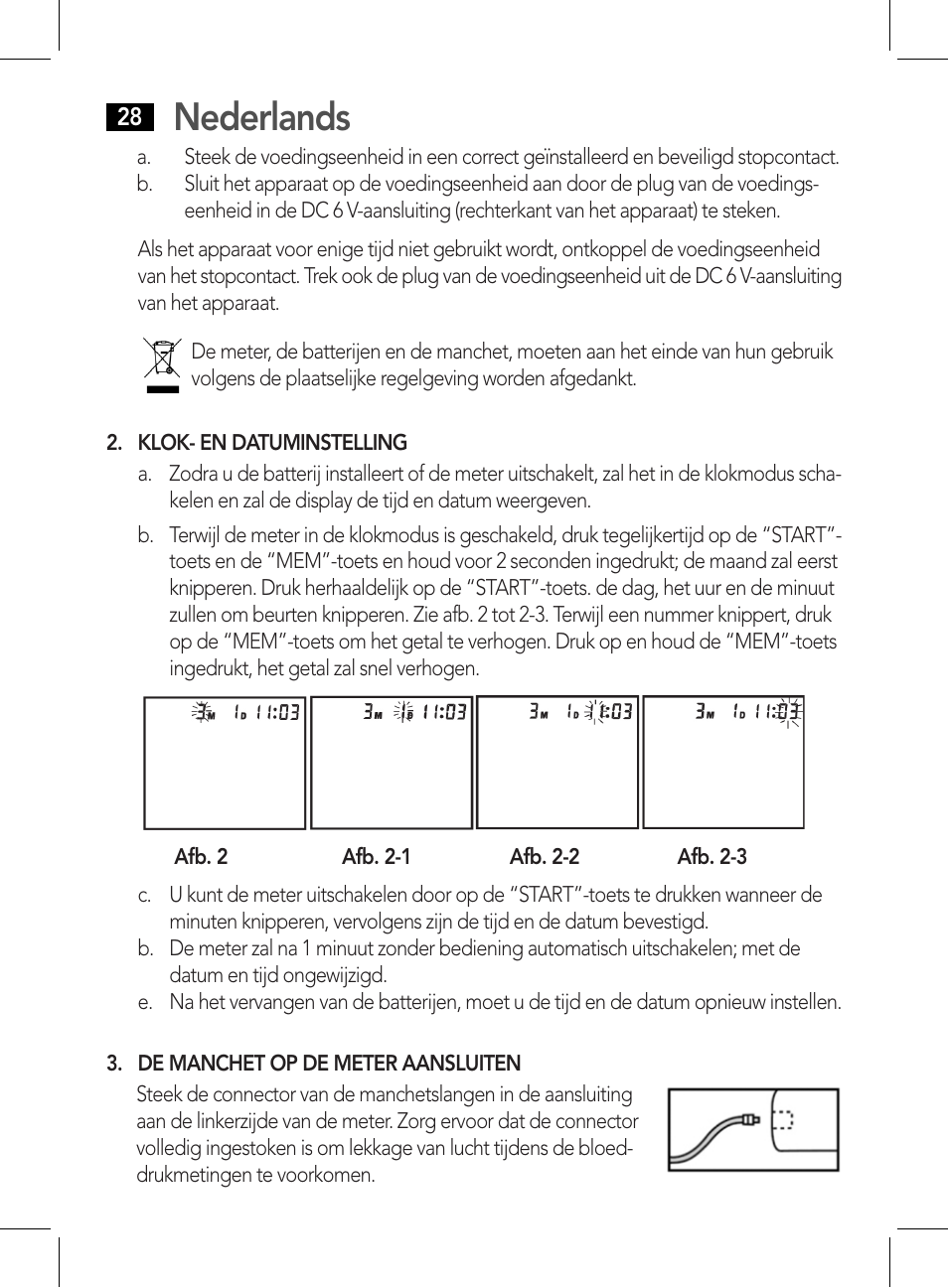 Nederlands | AEG BMG 5612 User Manual | Page 28 / 166