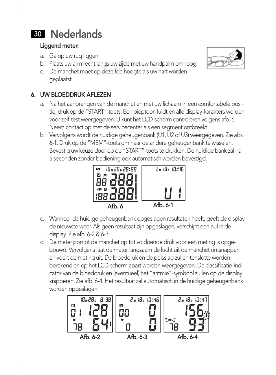 Opgeslagen resultaten weergeven, Nederlands | AEG BMG 5612 User Manual | Page 30 / 166