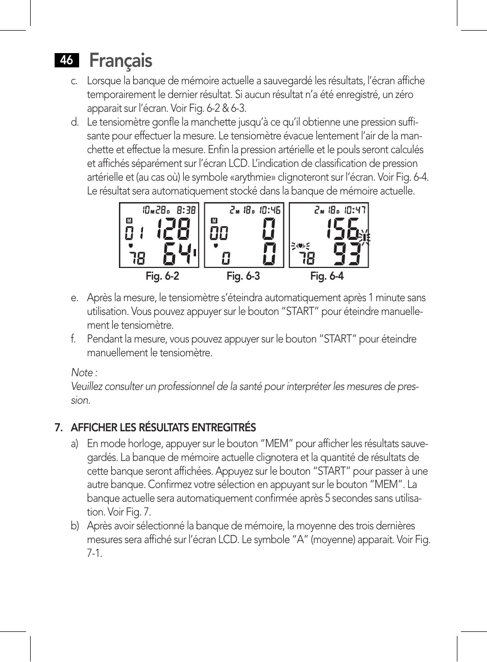 Français | AEG BMG 5612 User Manual | Page 46 / 166